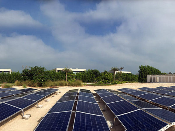 Enerwhere Solar Installation on Zaya Nurai Island