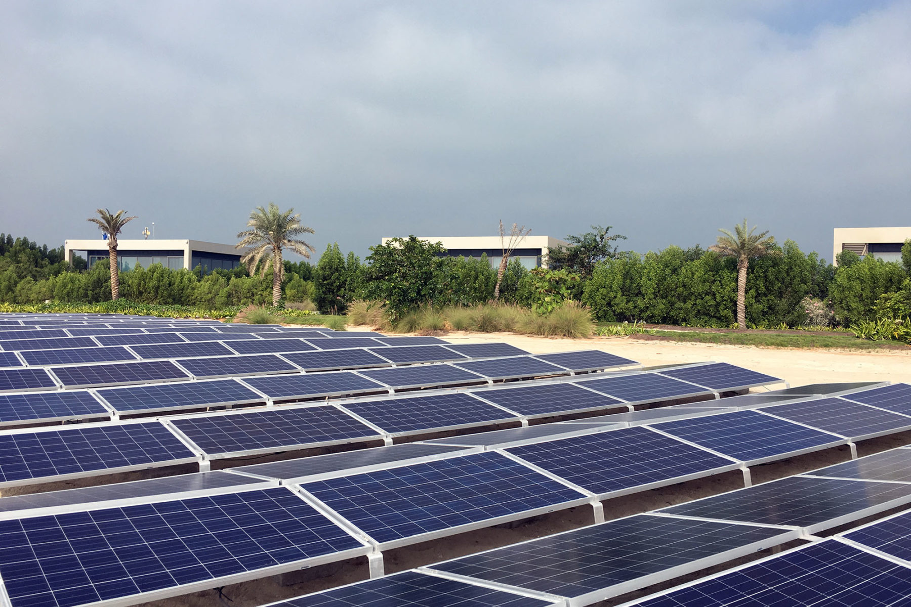 Enerwhere Solar Installation on South Beach of Zaya Nurai Island