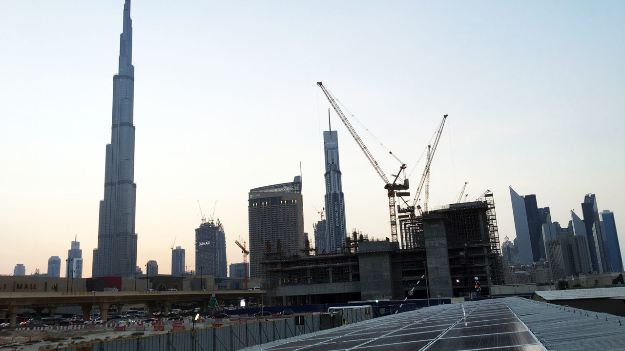 Multiplex Office at Dubai Mall Extension Construction Site in Zabeel